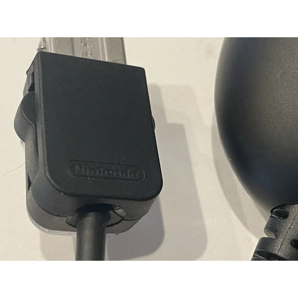Black Nunchuck Nintendo Wii / U OEM GENUINE OFFICIAL RVL-004 Controller Remote